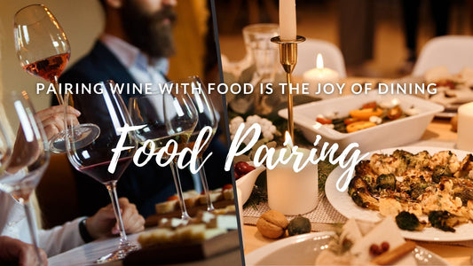 wine and food pairing blog banner